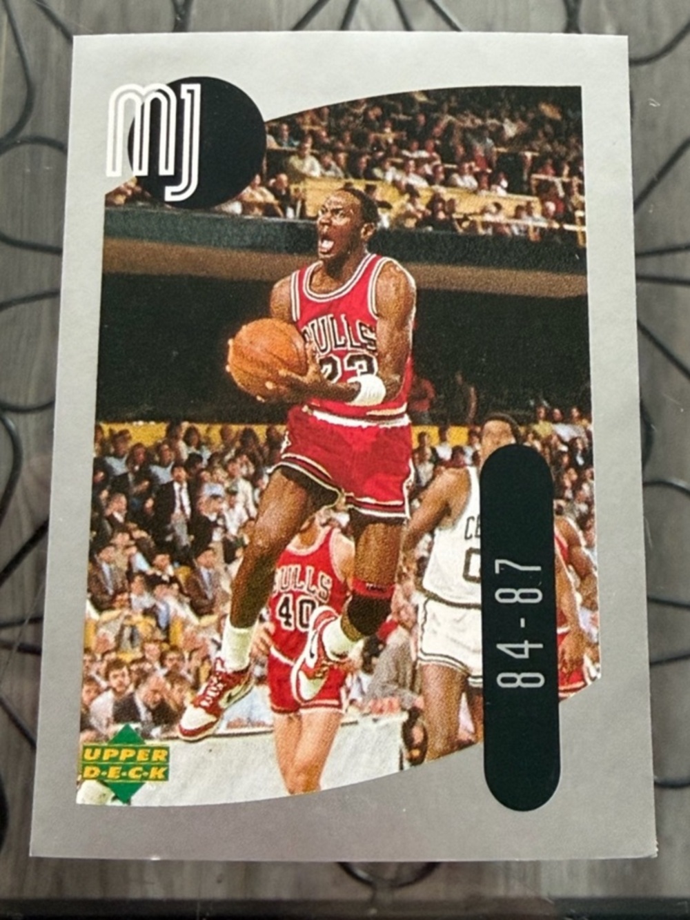 Michael Jordan 1998 Upper Deck Chicago Bulls NBA Basketball Sticker Card